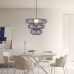 Φωτιστικό Κρεμαστό LED 12W 230V 1644lm Θερμό Φως Smoky Glass 4070